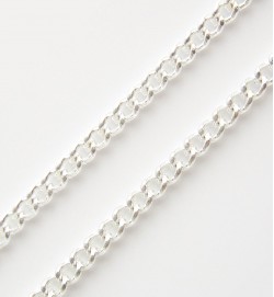 Silver Twist Link Chain